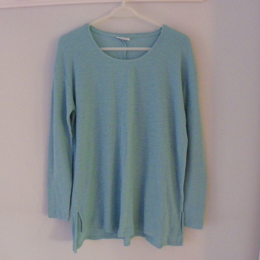 J Jill Thermal Long Sleeve Tee Medium